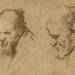 Two Studies of the Head of an Old Man